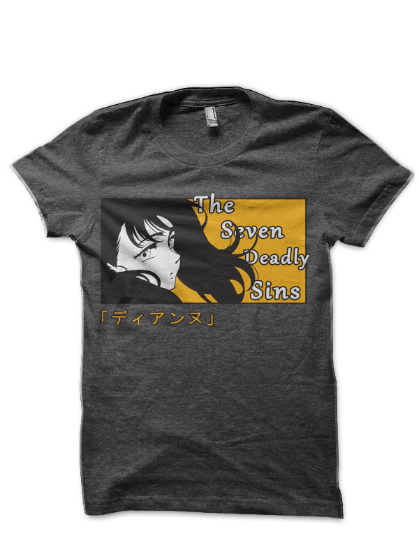 Seven Deadly Sins (Daine) kanji design T-Shirt Hoodie, Sweatshirt | PureTeeCo.com