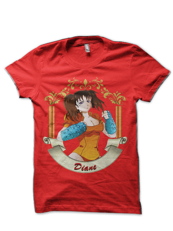 Diane â€“ Seven deadly Sins Red T-Shirt Hoodie, Sweatshirt | PureTeeCo.com