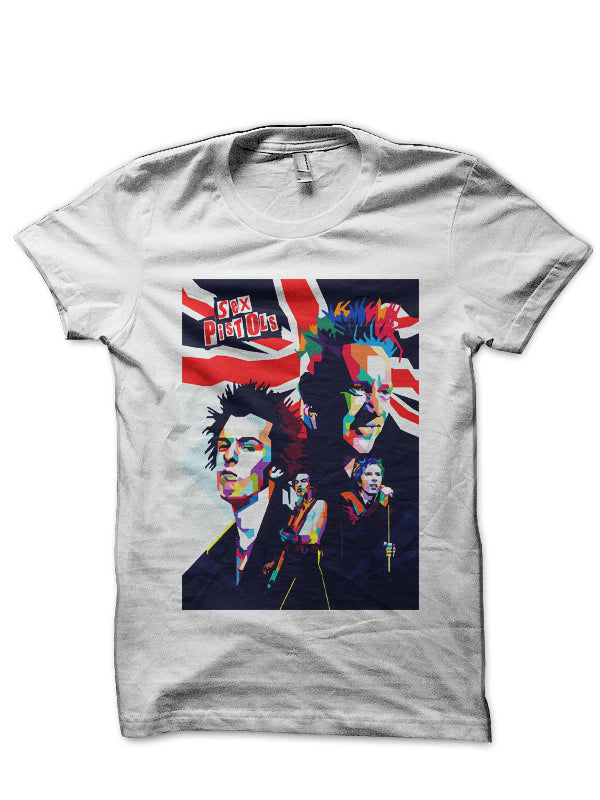 Sex Pistols White T-Shirt Hoodie, Sweatshirt | PureTeeCo.com