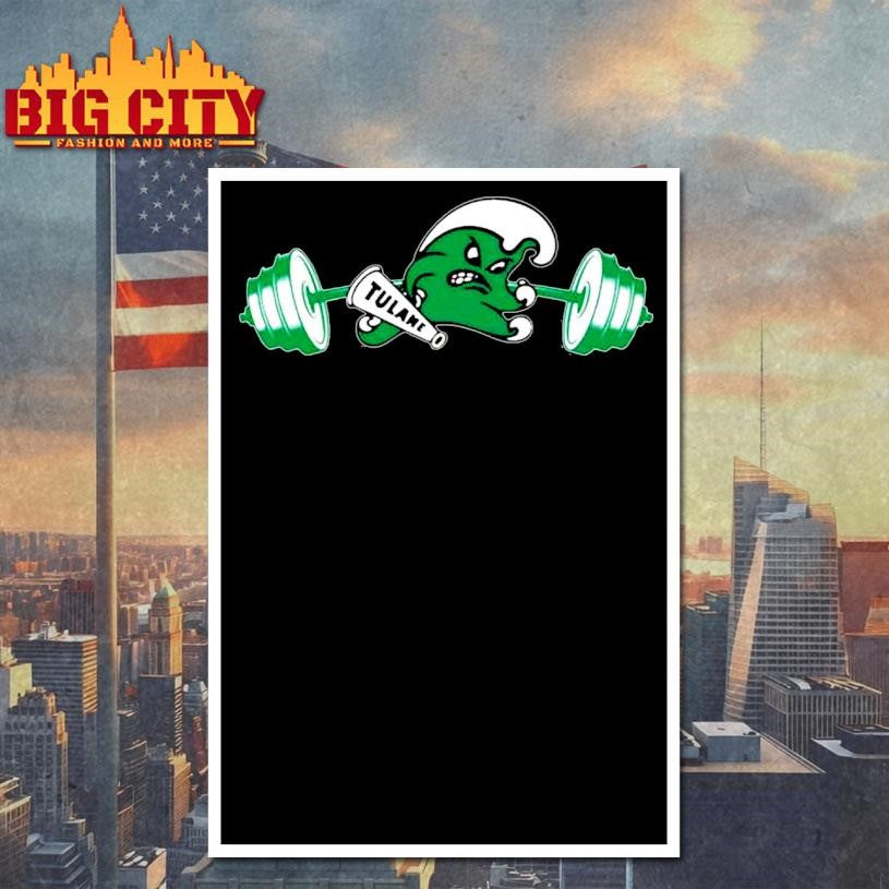 Shadre Hurst Weight Lifting Tulane Shirt