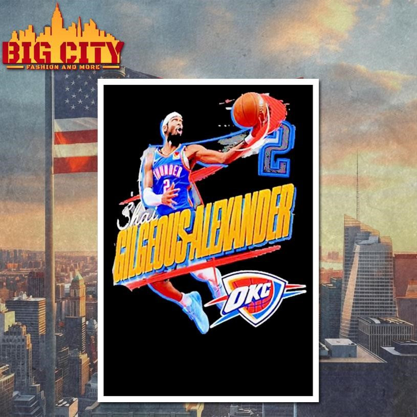 Shai Gilgeous-Alexander Oklahoma City Thunder Start of Season 2025 Shirt