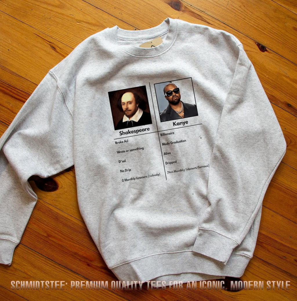 Shakespeare vs Kanye West Meme shirt