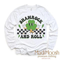 Shamrock And Roll St Patrick's Day Toddler Hoodie and Sweater; T-shirt Sweatshirt | PureTeeCo.com