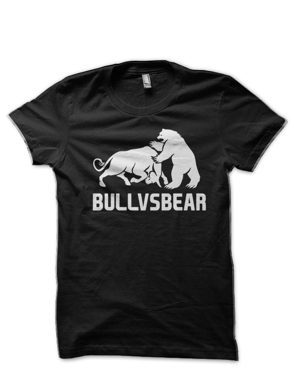Share market Bull Vs Bear Black T-Shirt Hoodie, Sweatshirt | PureTeeCo.com