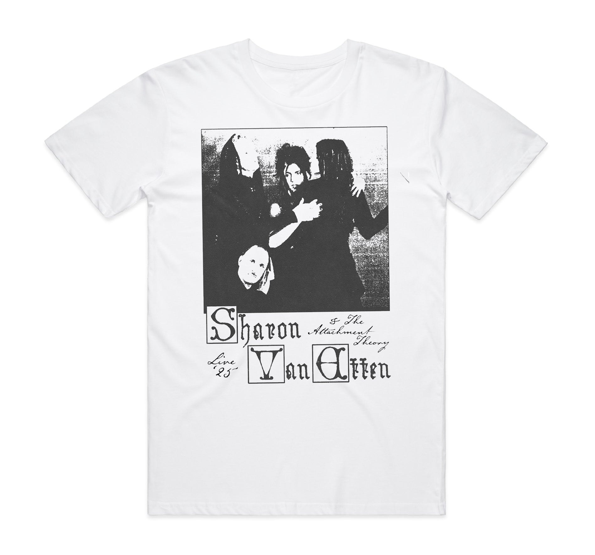 Sharon Van Etten & The Attachment Theory White Tour T-Shirt Hoodie, Sweatshirt | PureTeeCo.com (Image 2)