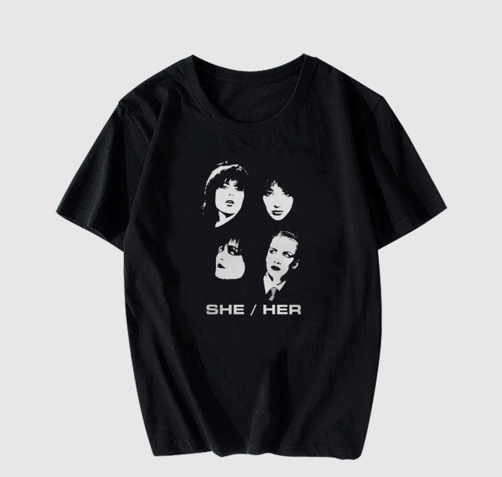 She Her Hers Band T Shirt Hoodie, Sweatshirt | PureTeeCo.com