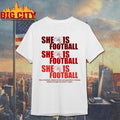 She Is Football Champions The Next Generation Shirt