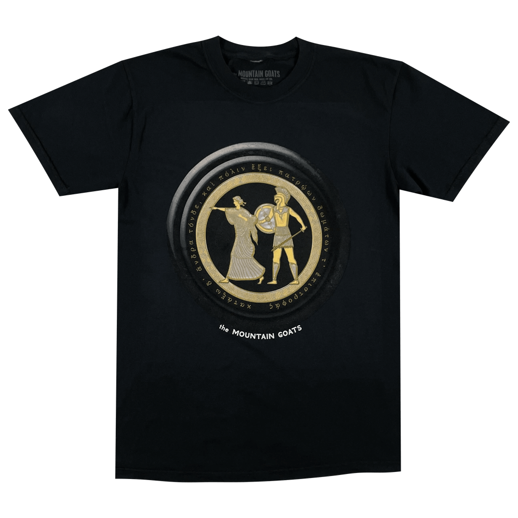 Shield Black T-Shirt Hoodie, Sweatshirt | PureTeeCo.com (Image 1)