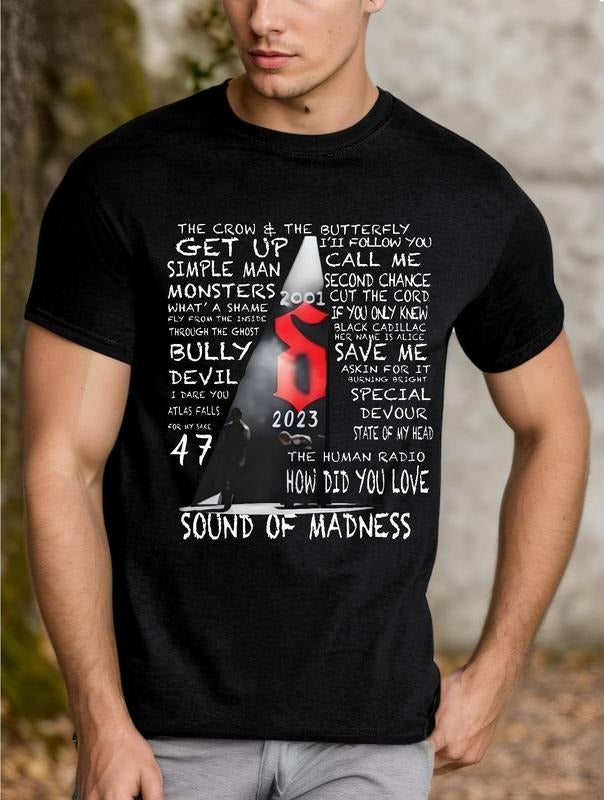 Shinedown Rare The Sound of Madness New Popular Black T-Shirt for Women All Sizes S-3XL Comfort Colors Tops
