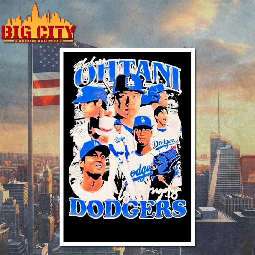 Shohei Ohtani Los Angeles Dodgers Baseball Player Collage Shirt