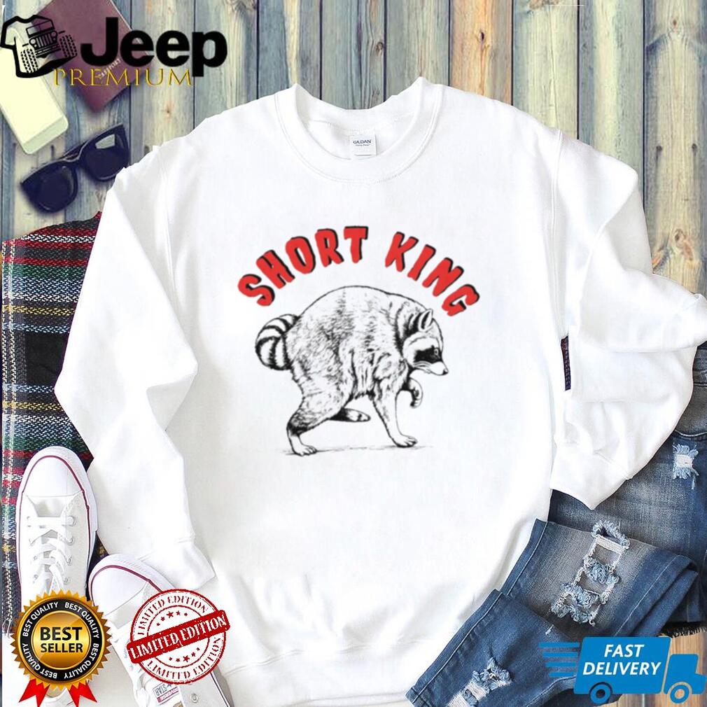 Short King Jimothy Raccoon shirt