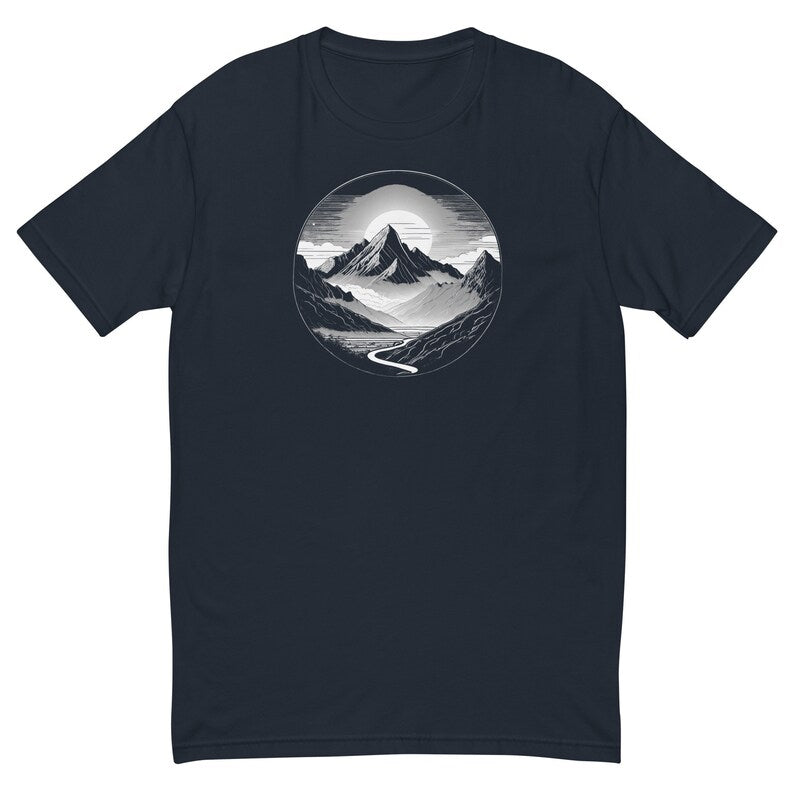 Short Sleeve mountain T-shirt Hoodie, Sweatshirt | PureTeeCo.com
