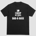 Short sleeve shirt, I KEEP MY JOKES IN A DAD A BASE Hoodie, Sweatshirt | PureTeeCo.com
