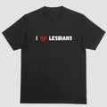 Short sleeve shirt, I LOVE LESBIANS Hoodie, Sweatshirt | PureTeeCo.com