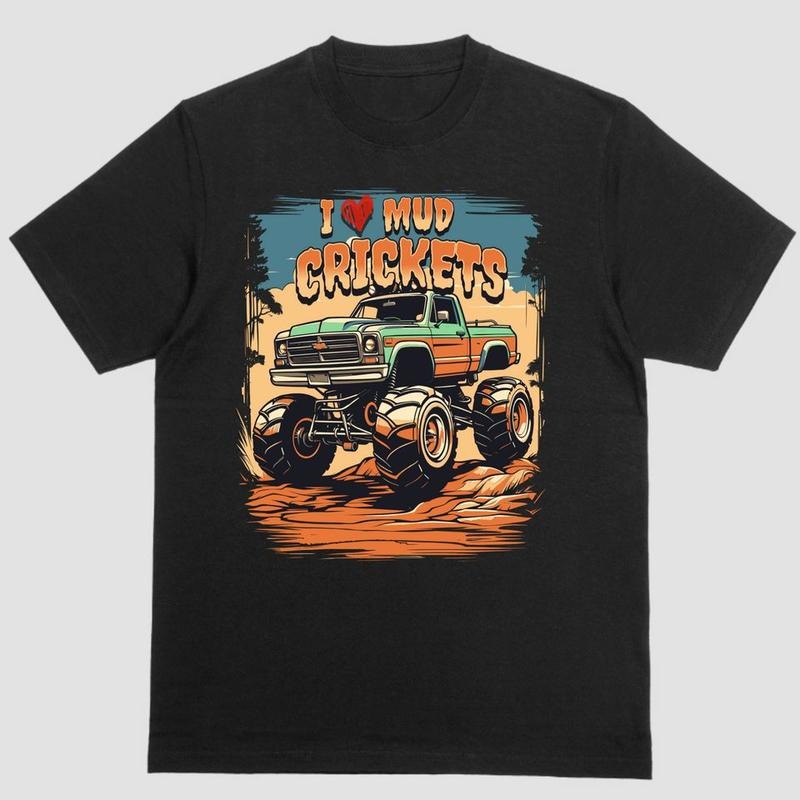 Short sleeve shirt, I LOVE MUD CRICKETS Hoodie, Sweatshirt | PureTeeCo.com