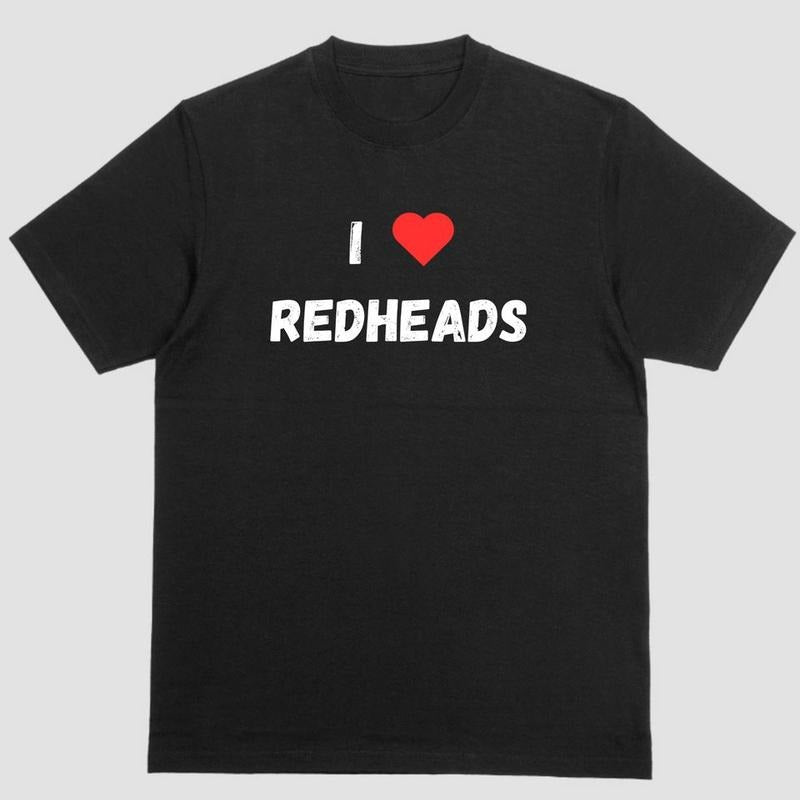 Short sleeve shirt, I LOVE REDHEADS Hoodie, Sweatshirt | PureTeeCo.com