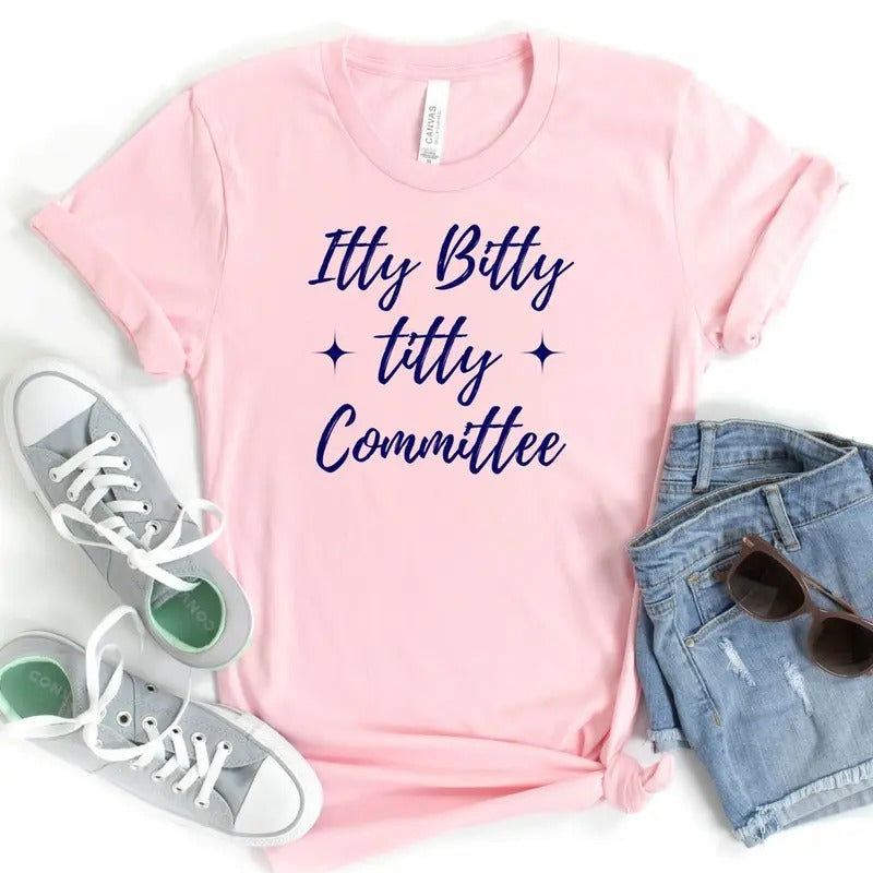Short sleeve shirt, ITTY BITTY TITTY COMMITTEE Hoodie, Sweatshirt | PureTeeCo.com