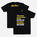 Shot Down Black T-Shirt Hoodie, Sweatshirt | PureTeeCo.com (Image 1)