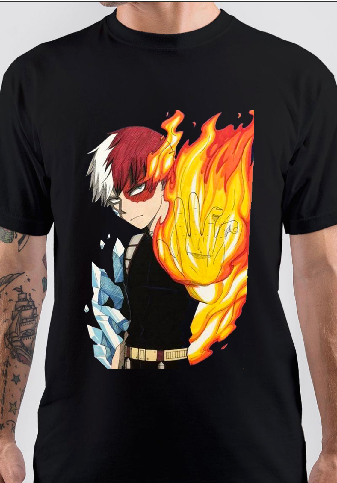 Shoto Todoroki My Hero Academia T-Shirt Style001 Hoodie, Sweatshirt | PureTeeCo.com