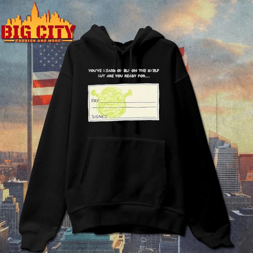 Shrek on a Cheque You’ve heard of elf on the shelf but are you ready for meme shirt