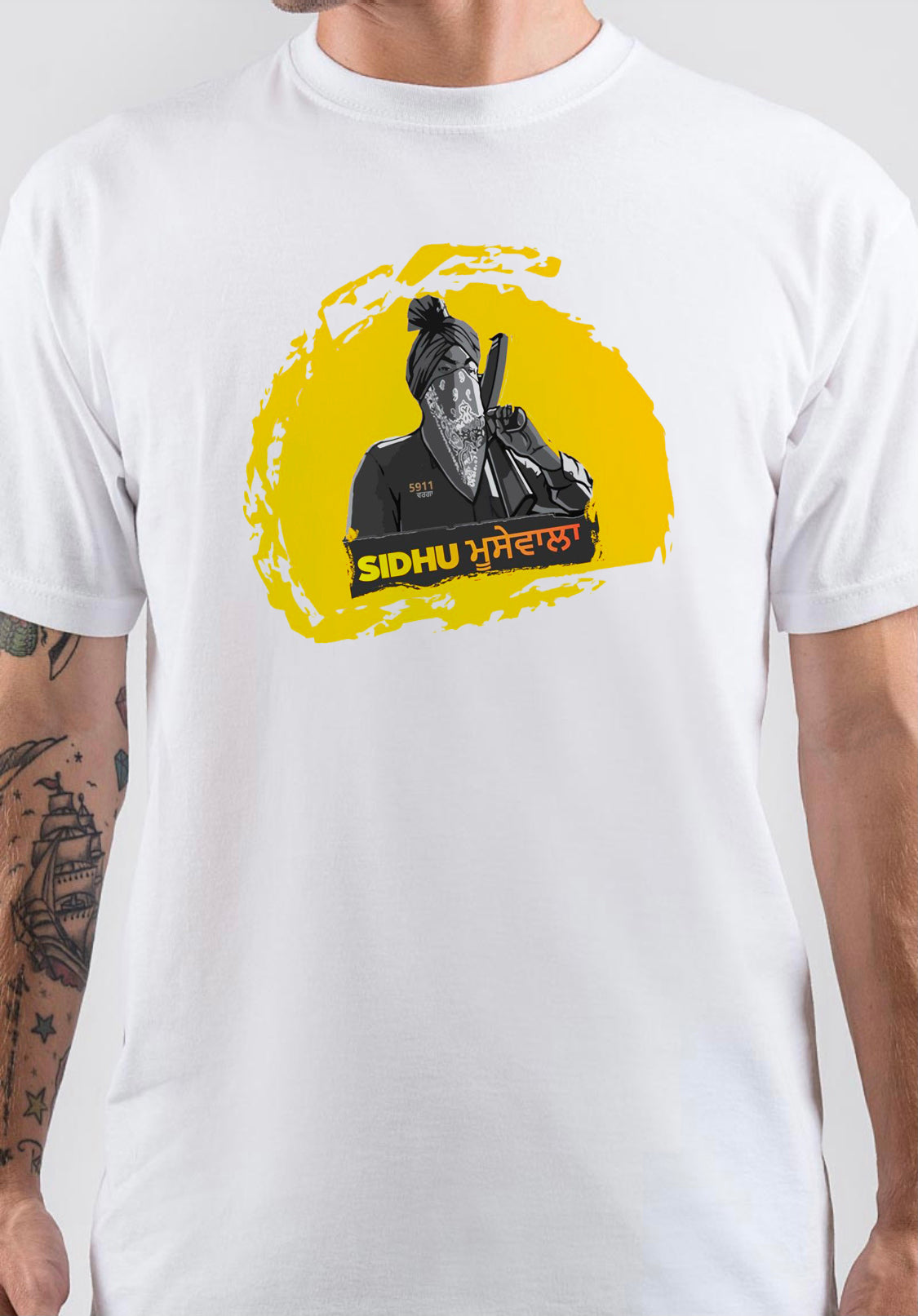Sidhu Moose Wala Art T-Shirt Style001 Hoodie, Sweatshirt | PureTeeCo.com