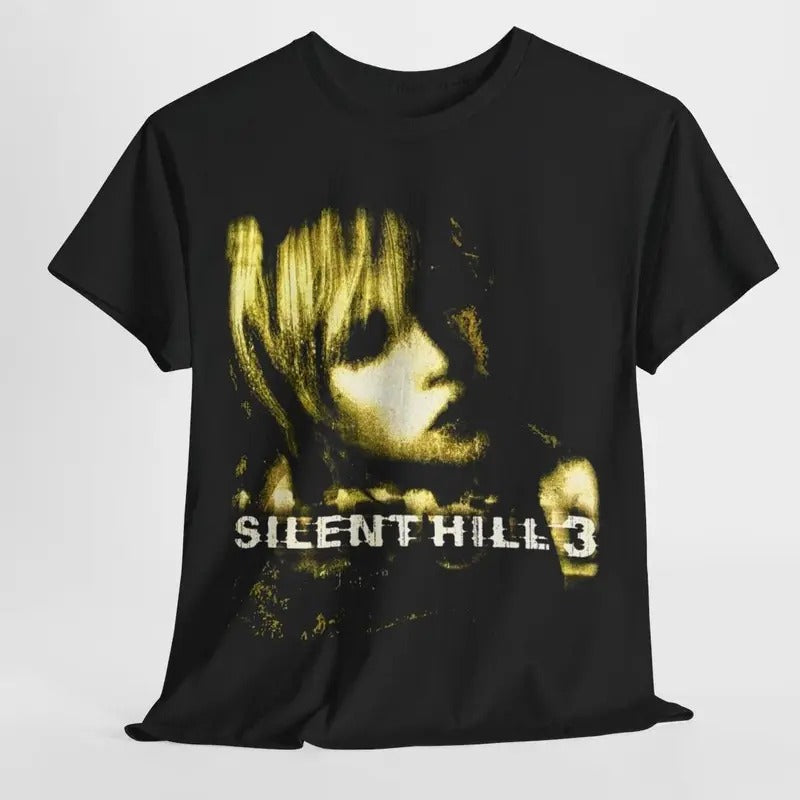 Silent Hill 3 Survival  Play Station  T-shirt, Vintage 90s style top clothing, Unisex graphic Streetwear shirts Hoodie,...