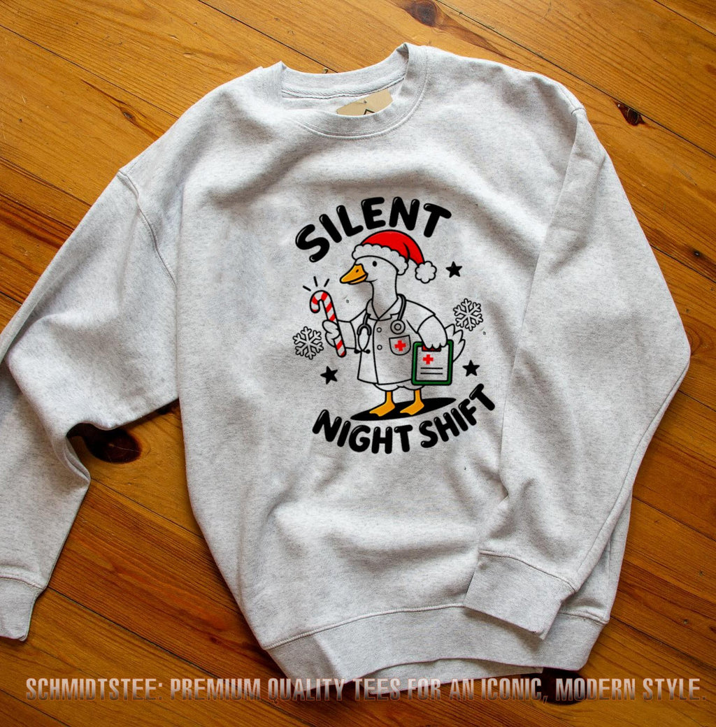 Silent Night Shift Christmas Doctor Goose 2026 shirt