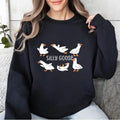 Silly Goose Sweatshirt, Cute Silly Goose, Sweatshirt For Everyone Classic Cotton, Gift For Friend Comfort Womenswear...