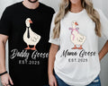 Silly Mama Goose Daddy Goose Shirt, Mom Dad Silly Goose Tee, Matching Goose Parents Baby Announcement Family TShirt...