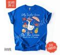 Silly Teacher Goose Gildan Shirt, School's Out Tshirt, Cute Summer Tee, Gift for Her Hoodie, Sweatshirt | PureTeeCo.com