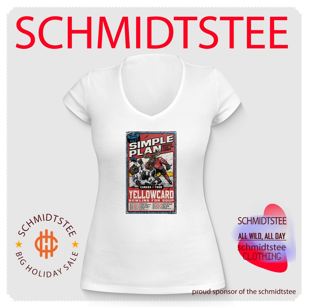 Simple Plan 2027 Canadian Tour Yellowcard Bowling For Soup Hockey Poster shirt