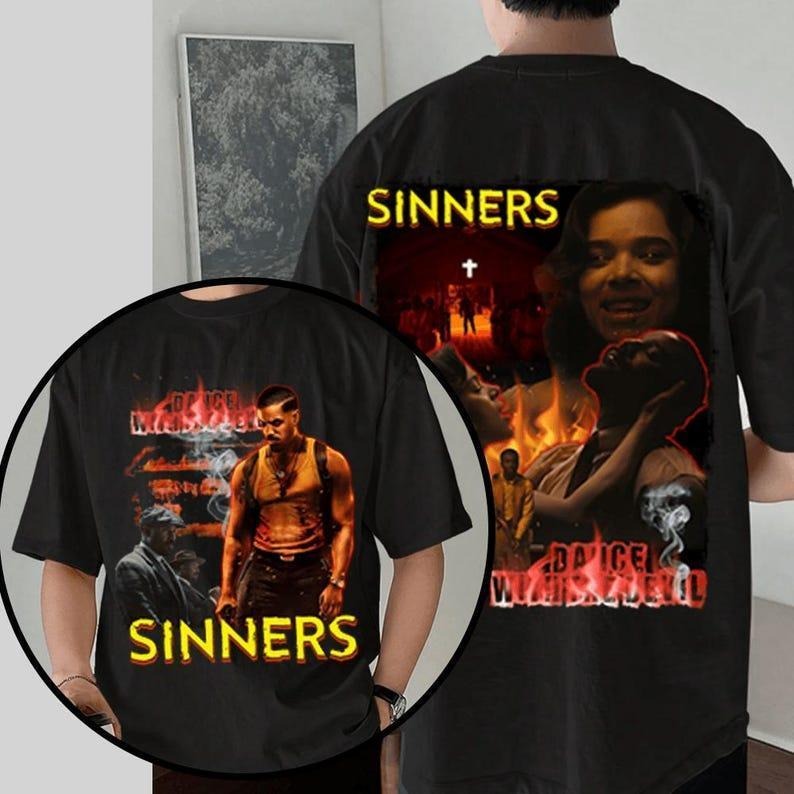 Sinners Double-Sided T-shirt, Dance With The Devil MovieTee, GothicSinners Hoodie, Horror Film Sweatshirt | PureTeeCo.com