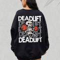 Skeleton Deadlift Skeleton Gym Workout Funny Deadlifter Instant Funny Skull Workout Workout Design For Shirts Cotton...
