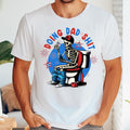 Skeleton Doing Dad Sh!t Funny Shirt Holding Beer, 4th of July Shirt, Beer Shirt Hoodie, Sweatshirt | PureTeeCo.com