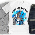 Skeleton Doing Dog Dad Sh!t Shirt, Funny Gift For Dad, Happy Fathers Day Shirt Hoodie, Sweatshirt | PureTeeCo.com