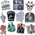 Skeleton Sticker Extra Large Stickers for Adults Funny Adhesives with Memes Halloween  Funny Sarcastic  Multi T-Shirts,...