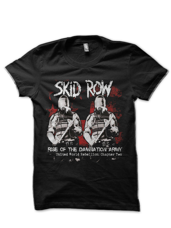 Skid Row Black T-Shirt Style007 Hoodie, Sweatshirt | PureTeeCo.com