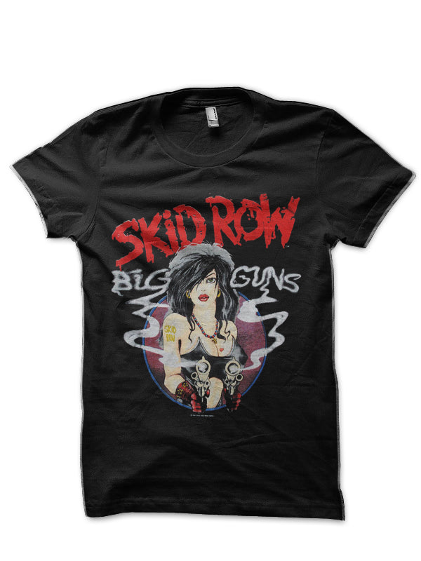 Skid Row Black T-Shirt Style008 Hoodie, Sweatshirt | PureTeeCo.com