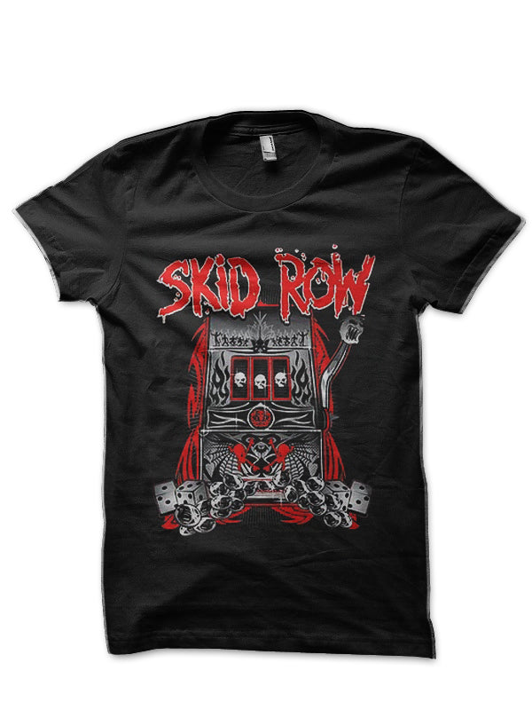 Skid Row Black T-Shirt Style004 Hoodie, Sweatshirt | PureTeeCo.com