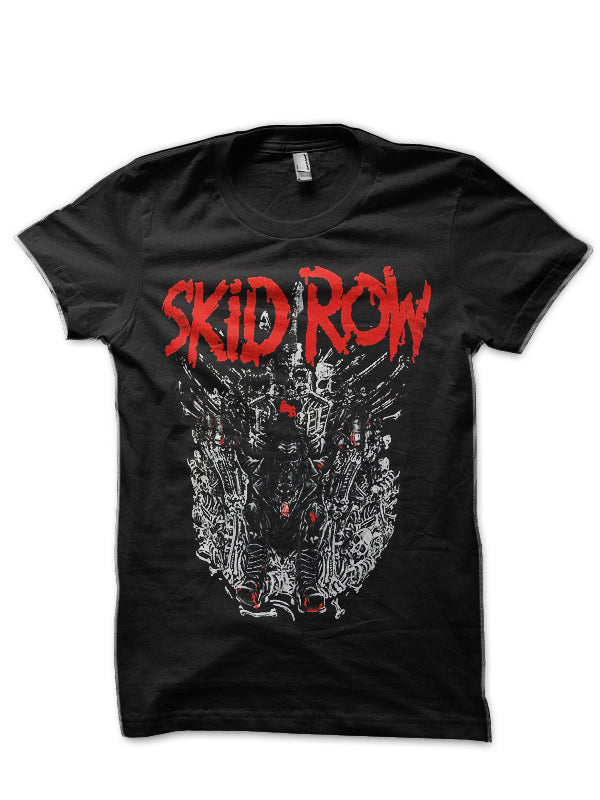 Skid Row Black T-Shirt Style003 Hoodie, Sweatshirt | PureTeeCo.com