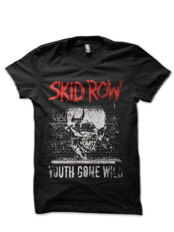 Skid Row Black T-Shirt Style002 Hoodie, Sweatshirt | PureTeeCo.com