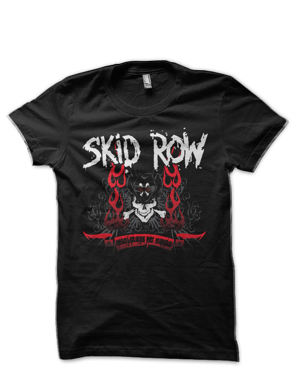 Skid Row Black T-Shirt Hoodie, Sweatshirt | PureTeeCo.com