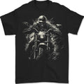Skull Biker Motorcycle Motorbike Grim Reaper Mens T-Shirt Cotton Made in USA Hoodie, Sweatshirt | PureTeeCo.com