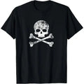 Skull Crossbones Skeleton Jolly Roger T-Shirt Made in USA Hoodie, Sweatshirt | PureTeeCo.com