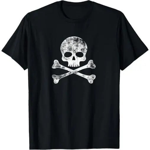 Skull Crossbones Skeleton Jolly Roger T-Shirt Made in USA Hoodie, Sweatshirt | PureTeeCo.com