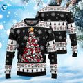 Skull Pine Tree Christmas Ugly Sweater