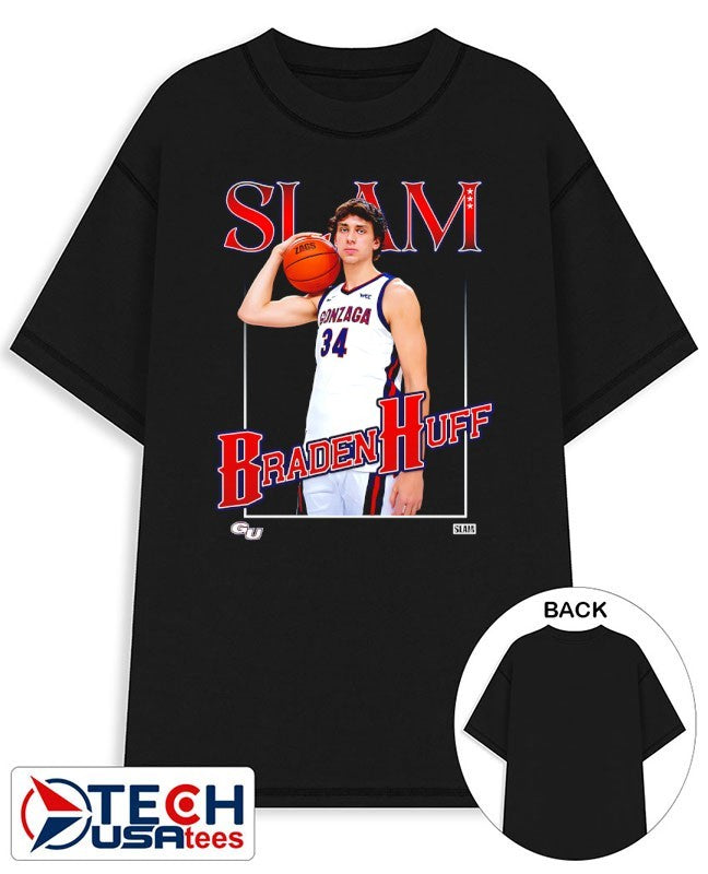 Slam Gonzaga Bulldogs Basketball Braden Huff shirt