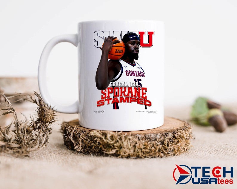 Slam Gonzaga Bulldogs Graham Ike Spokane Stamped shirt