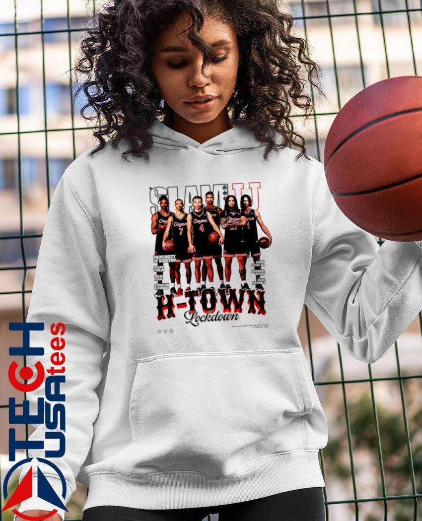 Slam Houston Cougars Men’s Basketball H-Town Lockdown shirt