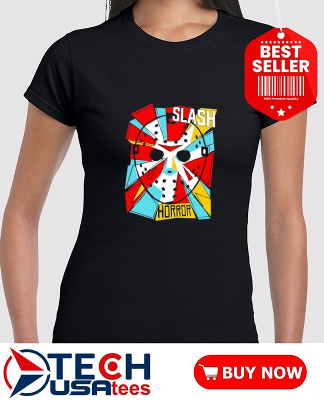 Slash horror Jason Voorhees hockey mask shirt